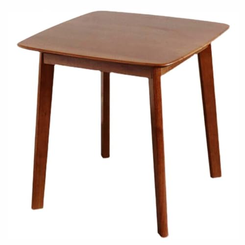 TMKDNNKG Hoher Stehtisch, Bistrotisch, Massivholz, Kleiner quadratischer Tisch, Küchen-Esstisch, Eichentisch, moderner Bauerntisch mit Beinen aus Massivholz von TMKDNNKG