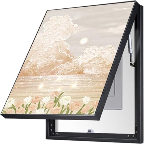TMKDNNKG Wandmontierte Schalttafelabdeckung, Zählerkasten Dekorative Malerei Flip Cover Abdeckung Dekorative Zähler Stromzählerkasten Leere Dekorative Malerei,c,35x45cm von TMKDNNKG