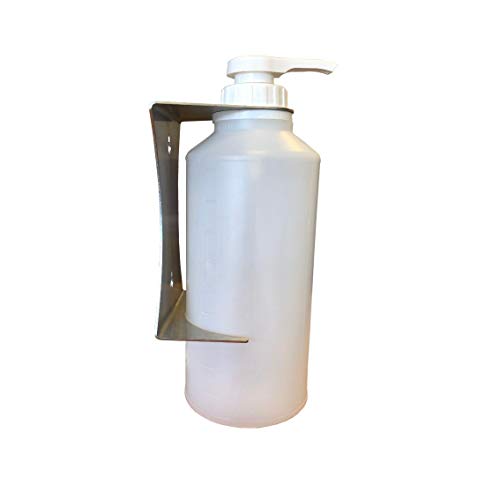 Handdesinfektionsspender Desinfektionsspender 500ml mit Nachfüllbare Flasche Wandspender Edelstahl No.16 von TMM
