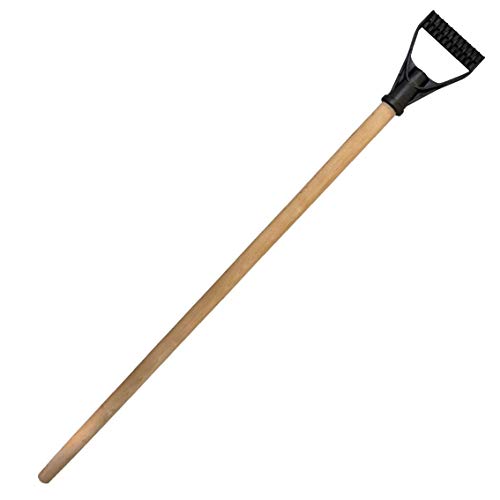 Holzstiel mit D-Griff Schneeschieber Ersatz Spaten-Stiel Schneeschaufel Ø27-32mm von TMM