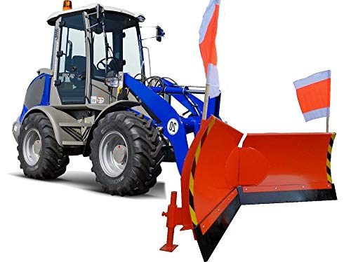 Vario Schneeschild Orange Euro-Aufnahme Breite 175cm Verstellung hydraulisch 7-Fach von TMM