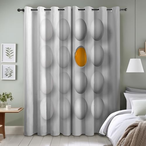 TMMDH Ei Blickdichte Gardinen Schlafzimmer Thermovorhang mit öSen 2er Set H 225 X B 140 cm Wildtiere VerdunklungsvorhäNge Schallschutz Vorhang TMMDH Ei Blickdichte Gardinen Schlafzimmer Thermovorhang mit öSen 2er Set H 225 X B 140 cm Wildtiere VerdunklungsvorhäNge Schallschutz Vorhang von TMMDH