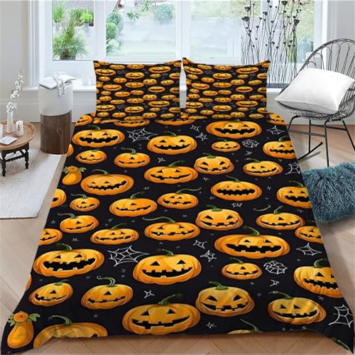 TMMDH Luxus Gruselzeit BettSet | Hypoallergen | 1 Decke 2 Kissen | 200x220 cm für Erwachsene von TMMDH