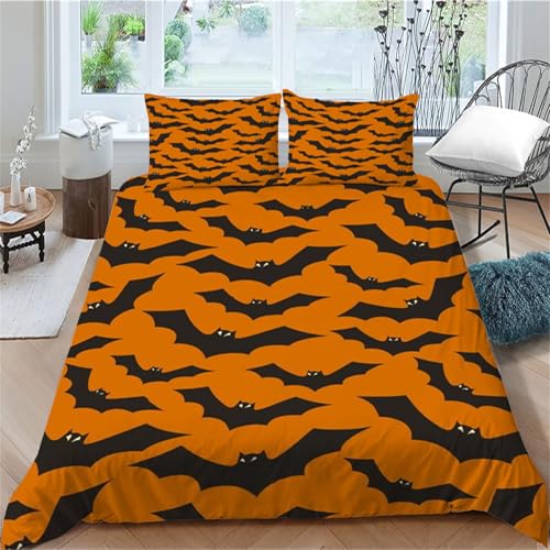 TMMDH Luxus Gruselzeit BettSet | Hypoallergen | 1 Decke 2 Kissen | 200x220 cm für Erwachsene von TMMDH