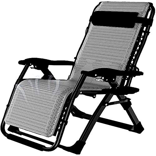 Renovierungshaus Klappbare Sonnenliege Verstellbare Liege Sonnenliege für Urlaub Garten Strand Terrasse Lounge Camping Outdoor mit atmungsaktivem Kissen Tragbare Liegestühle Unterstützt 200 kg von TMMLIJIPL