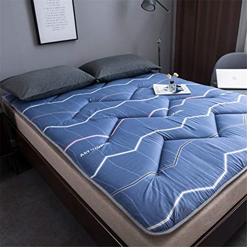 TMMLIJIPL Bodenmatratze, japanische Futon-Matratze, faltbar, Camping-Matratze, Bodenliege, Bett, tragbares Boden-Gästebett, Bodenliege (A 100 x 200 cm) von TMMLIJIPL