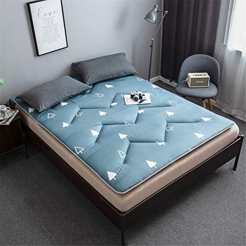 TMMLIJIPL Bodenmatratze, japanische Futon-Matratze, faltbares Bett, aufrollbar, Camping-Matratze, Bodenliege, tragbares Boden-Gästebett, Bodenliege (B 90 x 200 cm) von TMMLIJIPL