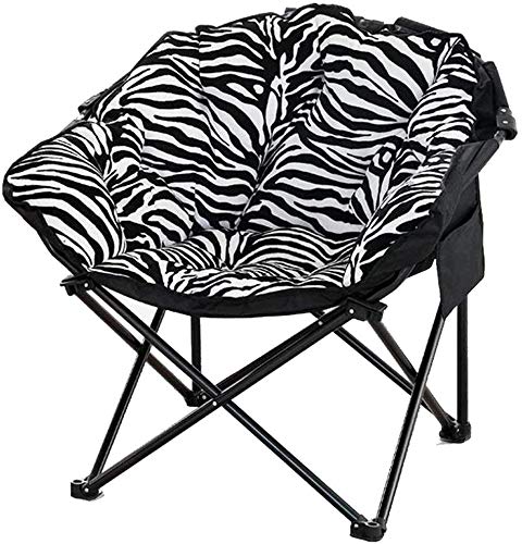 TMMLIJIPL Liegestuhl, zusammenklappbar, für Sofa, Bett, Cr-Streifen, Mond, Cr Creative Lazy Wildlederstoff, Sonnenliegen, Deck Cr (schwarz) von TMMLIJIPL