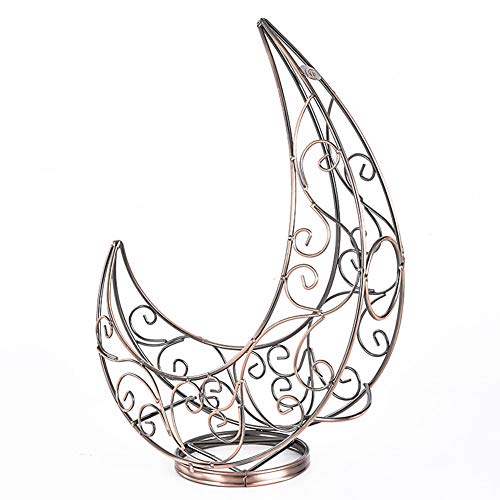 TMMLIJIPL Metall Weinhalter Motiv: Mondschiff Flaschenhalter Geschenk für Küche Heimdekoration TMMLIJIPL Metall Weinhalter Motiv: Mondschiff Flaschenhalter Geschenk für Küche Heimdekoration von TMMLIJIPL