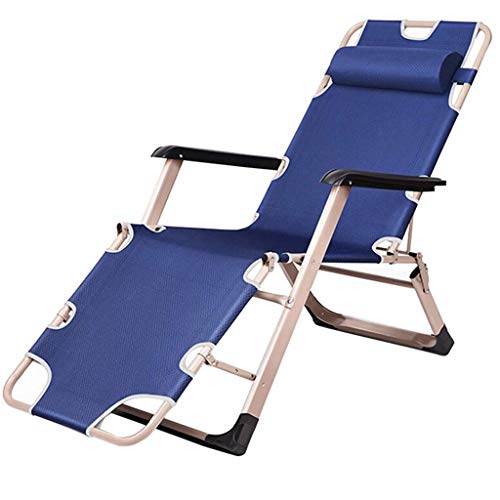TMMLIJIPL Renovierungs-Haus, zusammenklappbar, Balkon, Büro, Relaxsessel, Null-Liegestuhl, verstellbar, 3 Gänge, Terrasse, Rasen, Pool, Stuhl mit Armlehnen, Unterstützung 150 kg (Farbe: Rot) von TMMLIJIPL