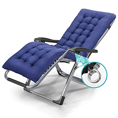 TMMLIJIPL Renovierungs-Haus, zusammenklappbar, Outdoor-Sonnenliege mit Kissen, Null-Lounge-Stuhl, Liegestuhl für Terrasse, Pool, Zuhause, Gewichtskapazität: 150 kg von TMMLIJIPL