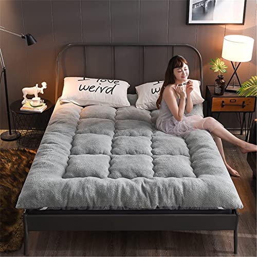 TMMLIJIPL Traditionelle japanische Futon-Bodenmatratze, faltbare Matratze, aufrollbare Matratze, Tatami-Matte, einfach zu verstauen und tragbar für Camping (A 180 x 200 cm) von TMMLIJIPL