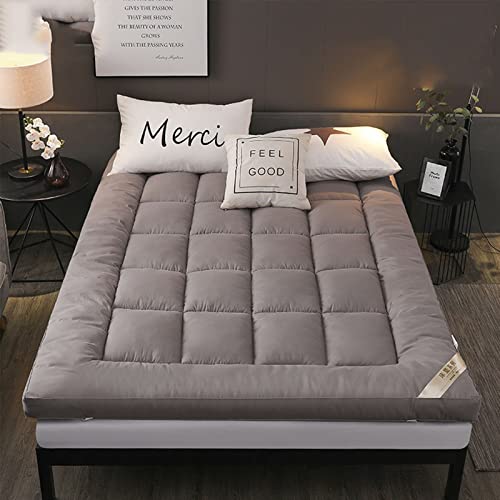 TMMLIJIPL Traditionelle japanische Quilt-Futon-Matratzen, Bodenmatratze, Tatami-Matte, aufrollbare Camping-Matratze, einfach zu verstauen und tragbar für Camping von TMMLIJIPL