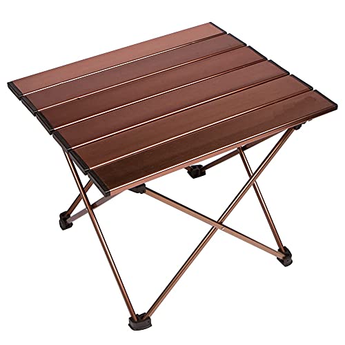 TMMLIJIPL Tragbarer Campingtisch mit Aluminium-Tischplatte, harter Klapptisch in einer Tasche für Picknick, Camping, Strand, nützlich zum Essen, Schneiden, Kochen, mit Brenner, leicht zu reinigen TMMLIJIPL Tragbarer Campingtisch mit Aluminium-Tischplatte, harter Klapptisch in einer Tasche für Picknick, Camping, Strand, nützlich zum Essen, Schneiden, Kochen, mit Brenner, leicht zu reinigen von TMMLIJIPL
