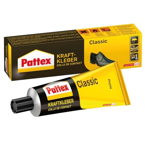 Pattex Kraftkleber Classic, extrem starker Kleber für höchste Festigkeit, Alleskleber für den universellen Einsatz, hochwärmefester Klebstoff, 1 x 50g von TMPpro