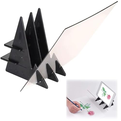 Optisches Zeichenbrett,Optisches Acryl-Zeichenbrett,Zeichnungsprojektor,Kinder-Skizzenprojektor,Wasserfeste Zeichenhilfe,Optisches Bild Zeichenbrett für Handy Tablets,Für Kinder,Erwachsene,Anfänger von TMRBBesty