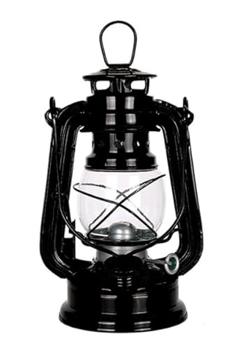 Petroleumlampe,öllampe,öllampen, 19cm mit öllampendocht, Vintage Tragbar Schwarz Verzinntes Eisen Laterne Öllampe Heimdekoration Beleuchtung innen outdoor von TMRBBesty