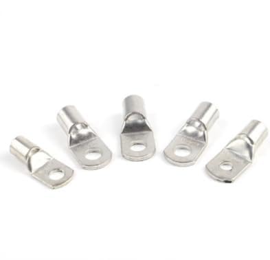 Rohrkabelschuhe m8 16mm2, Kabelschuhe m8, für erdungskabel 16mm2, 20 Stück SC16-8 Unisolierte Kabel-Quetschverbinder aus Kupfer verzinnt von TMRBBesty