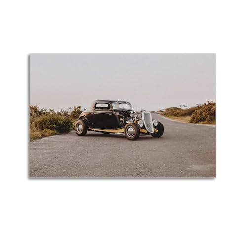 TMRL JDM Super Car Poster Racing Retro Cars Leinwand Wandkunst Dekor Wohnzimmer Modern Familie Schlafzimmer 30 x 45 cm Ungerahmt von TMRL