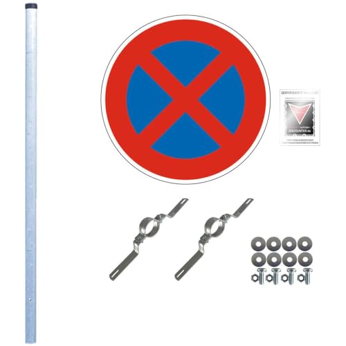 TMS PRO SHOP Haltverbot Set VZ 283 + Falschparker 1, Basic, rechts, 6-tlg., fest, RA, Ø 60 cm, Art.-Nr. 607318 von TMS Pro Shop