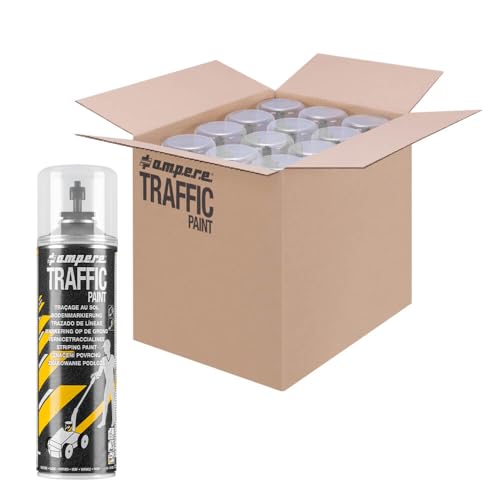 TMS PRO SHOP 12 Dosen Bodenmarkierungsfarbe AMPERE TRAFFIC PAINT, Farbe: grau, Art.-Nr. AM70ZN562 | Bodenmarkierungsfarbe | Straßenmarkierungsfarbe | Markierungsspray TMS PRO SHOP 12 Dosen Bodenmarkierungsfarbe AMPERE TRAFFIC PAINT, Farbe: grau, Art.-Nr. AM70ZN562 | Bodenmarkierungsfarbe | Straßenmarkierungsfarbe | Markierungsspray von TMS Pro Shop