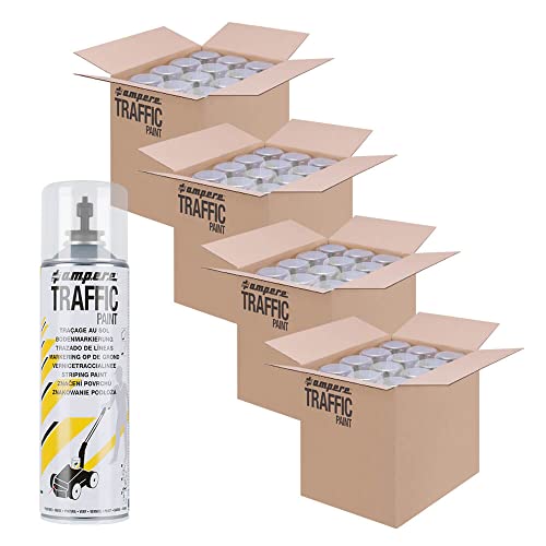 TMS PRO SHOP 48 Dosen Bodenmarkierungsfarbe AMPERE TRAFFIC PAINT, Farbe: grau, Art.-Nr. AM70ZN563 | Bodenmarkierungsfarbe | Straßenmarkierungsfarbe | Markierungsspray TMS PRO SHOP 48 Dosen Bodenmarkierungsfarbe AMPERE TRAFFIC PAINT, Farbe: grau, Art.-Nr. AM70ZN563 | Bodenmarkierungsfarbe | Straßenmarkierungsfarbe | Markierungsspray von TMS Pro Shop