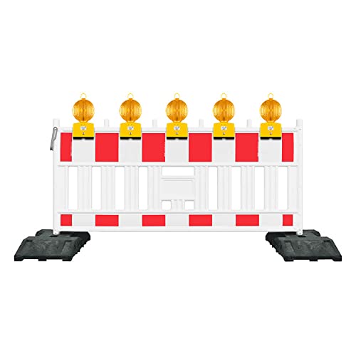 TMS PRO SHOP Absperr-Set, 2 m EURO1 Schrankenzaun, Fußplatten + 5 Blitzleuchten Gelb + ZTV-SA, Art.-Nr. 608008 | Schrankenzaun | Absperrschranke | Absperrzaun TMS PRO SHOP Absperr-Set, 2 m EURO1 Schrankenzaun, Fußplatten + 5 Blitzleuchten Gelb + ZTV-SA, Art.-Nr. 608008 | Schrankenzaun | Absperrschranke | Absperrzaun von TMS Pro Shop