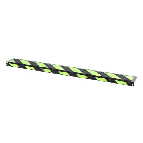 TMS PRO SHOP Antirutsch Treppen-Stufen-Profil lang nachleuchtend/schwarz, 100 x 11 x 3 cm, Art.-Nr. 50570 | Leuchtendes Klebeband | Antirutschband nachleuchtend | Fluoreszierendes Klebeband von TMS Pro Shop