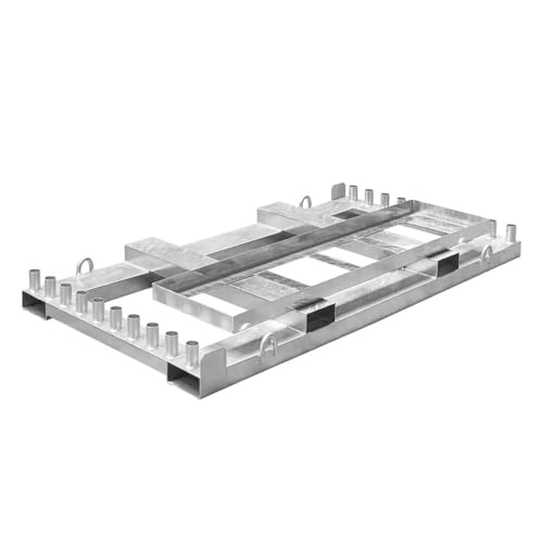 TMS PRO SHOP Lager- und Transporttraverse mit Aufsatzrahmen für K1-Fußplatten, 224 x 112 cm, Art.-Nr. 611457 von TMS Pro Shop