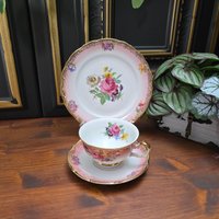 3 Tlg. Sammelgedeck Winterling Kirchenlamitz, 1960Er - Mit Rosendekor von TMSTrendsVintage