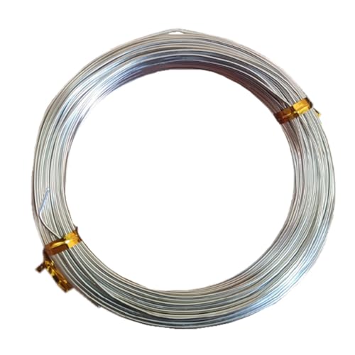 Aluminiumdraht 0.8mm*10m basteldraht bindedraht Modellierdraht bonsai draht Schmuckdraht Aludraht Alu metalldraht modellierdraht Für Schmuckherstellung Blumenbasteln Drahtweben DIY Aluminiumdraht 0.8mm*10m basteldraht bindedraht Modellierdraht bonsai draht Schmuckdraht Aludraht Alu metalldraht modellierdraht Für Schmuckherstellung Blumenbasteln Drahtweben DIY von TMTGTS