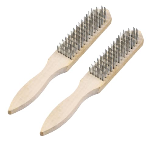 Drahtbürste 2 Stück Handdrahtbürste Edelstahlbürste Scheuerbürste Stahlbürste Putzbürste Wurzelbürste Flachpinsel Hand Brush Flächenpinsel Haushaltspinsel Topfbürste Reinigungsbürste Drahtbürste 2 Stück Handdrahtbürste Edelstahlbürste Scheuerbürste Stahlbürste Putzbürste Wurzelbürste Flachpinsel Hand Brush Flächenpinsel Haushaltspinsel Topfbürste Reinigungsbürste von TMTGTS