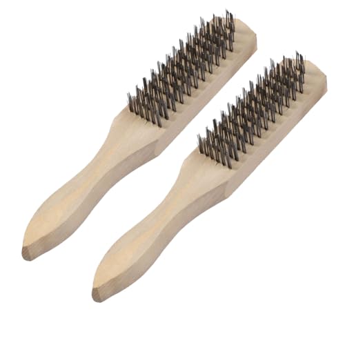 Drahtbürste 2 Stück Handdrahtbürste Edelstahlbürste Scheuerbürste Stahlbürste Putzbürste Wurzelbürste Flachpinsel Hand Brush Flächenpinsel Haushaltspinsel Topfbürste Reinigungsbürste Drahtbürste 2 Stück Handdrahtbürste Edelstahlbürste Scheuerbürste Stahlbürste Putzbürste Wurzelbürste Flachpinsel Hand Brush Flächenpinsel Haushaltspinsel Topfbürste Reinigungsbürste von TMTGTS
