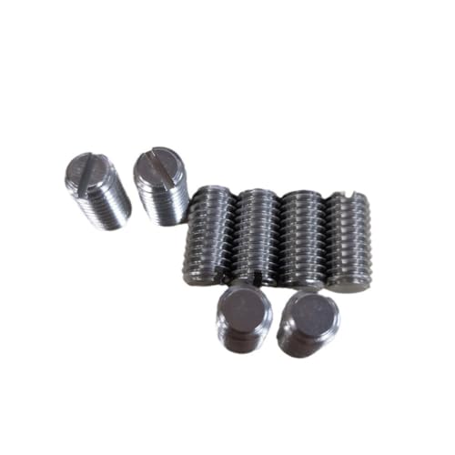 Madenschrauben 100 Stück 2 * 3mm Gewindestifte Schrauben mini Türklinken Schrauben Madenschraube Edelstahl schlitz schlitzkopfschrauben wurmschraube für Geschäft Hause Präzisionsmaschinen von TMTGTS