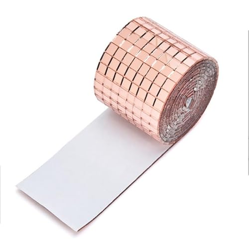 Mini Spiegelmosaiksteine 10 * 10mm Selbstklebende Mosaikfliesen Spiegel mosaik aufkleber selbstklebend spiegelfliesen selbstklebend für Discokugeln Uhren Schminktische Fotorahmen Blumentöpfe von TMTGTS