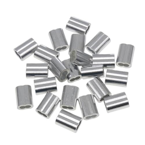 TMTGTS Aluminiumhülsen 50 Stück 1.2mm Crimpschlaufen Aluminiumhülse Würgeklemmen Aluminium Presshülsen Alu Klemme Drahtseilklemmen Klemmhülsen Metallhülsen drahtseil quetschhülsen Seilklemme TMTGTS Aluminiumhülsen 50 Stück 1.2mm Crimpschlaufen Aluminiumhülse Würgeklemmen Aluminium Presshülsen Alu Klemme Drahtseilklemmen Klemmhülsen Metallhülsen drahtseil quetschhülsen Seilklemme von TMTGTS