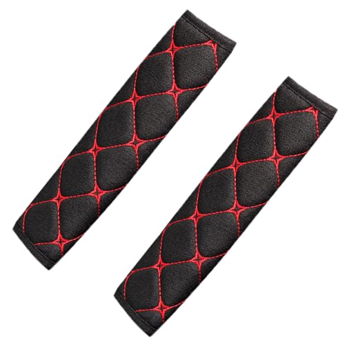 TMTGTS Auto Schutzkissen 2 Stück Universal Seat Belt Pad Sicherheitsgurt Polster Sitzgurt Halter Weicher Baumwolle Car Safety Schultergurt Pad Multifunktional Gurtpolster Auto Kinder Erwachsene(1#) von TMTGTS