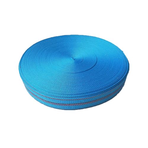 TMTGTS Gurtband 1 Rollen Nylongurt 38mm Breites Strapworks Stark Schwere Gurtband Polypropylene Webbing für Heimwerker Gepäckgurt Haustierhalsband Rucksack Nähen Sport Heimwerker (10m,Blau1#) von TMTGTS