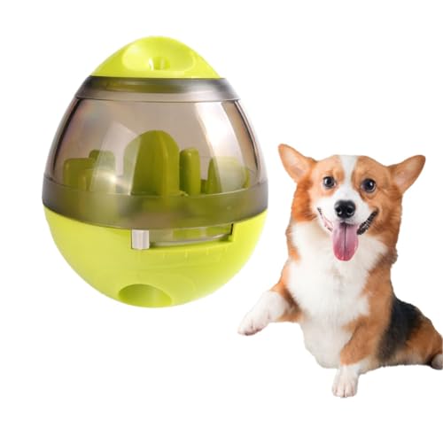 TMTGTS Intelligenzspielzeug Hunde 11 * 11.7cm Hundespielzeug Intelligenz futterball Interaktives Slow Feeder Hund Spielzeug leckerli Ball steh auf Snack Ei Beschäftigung für alle Hunderassen von TMTGTS