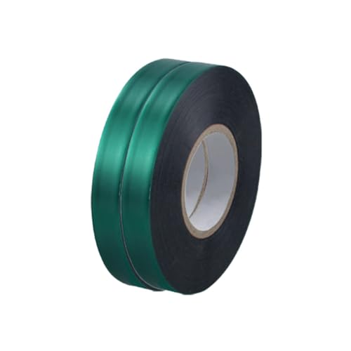 TMTGTS Pflanzenbinder 1,2cm*45m*2 Grün pflanzenband elastisch Plant Ties Kletterhilfe Pflanzen Ductape Baumanbinder wasserdicht Band Gartenbinder Grüne Bänder Tomatenbinder für Kletterpflanzen von TMTGTS