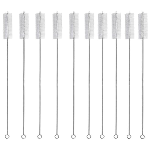TMTGTS Reinigungsbürst 150 * 25mm 12 StückReagenzgläser Bürste Milchschlauchbürste Schlauchbürste Reinigungsbürsten Strohhalmbürsten Strohbürsten reagenzglasbürste Flaschenbürste trinkhalmbürste von TMTGTS