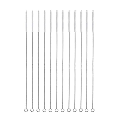 TMTGTS Reinigungsbürst 200 * 4mm 12 StückReagenzgläser Bürste Milchschlauchbürste Schlauchbürste Reinigungsbürsten Strohhalmbürsten Strohbürsten reagenzglasbürste Flaschenbürste trinkhalmbürste von TMTGTS