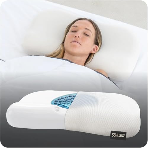 TMX® Trigger Pillow Premium-Nackenstützkissen | leichte Kühlfunktion | sanfte Trigger-Stimulation | Orthopädisch-therapeutische Ergonomie | Alle Schlaflagen | Oeko-TEX® Standard 100, Klasse 1 von TMX