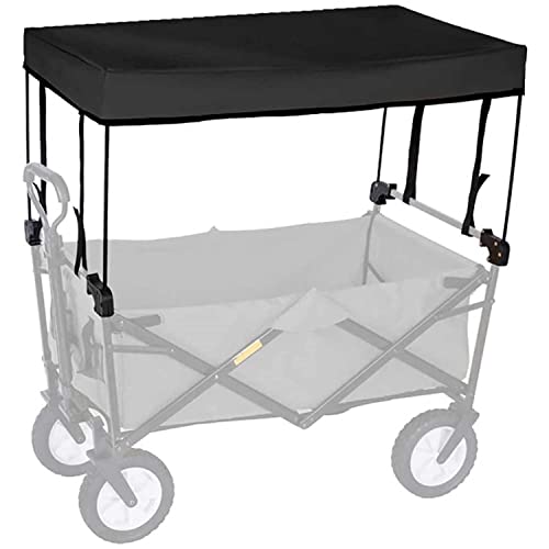 TMXK Markise Baldachin, Faltbarer Bollerwagen Folding Outdoor, Hand Push Tragbare Kind Trolley Cart Zubehr von TMXK