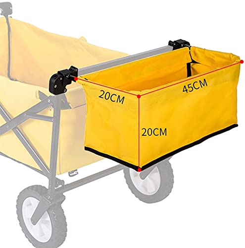 Faltsamer Cargo Wagon Aufbewahrungsbeutel, zusammenklappbare Einkufe Camping-Hand-Push-tragbare Trolley-Wagen-Zubehr - Abnehmbare Oxford-Tuch-Tasche von TMXKOOK