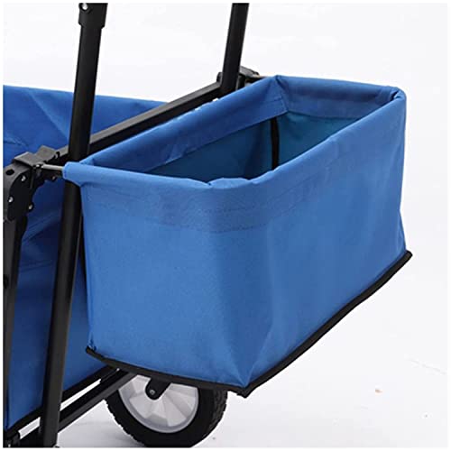 TMXKOOK Faltbarer Bollerwagen Folding Hecktasche Outdoor-Einkauf Camping Hand drcken Tragbarer Trolley Warenkorb Zubehr von TMXKOOK