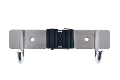 TMY Besenhalterung Wand | Gerätehalter 9 cm | Besenhalter 2 Haken 1 Halterungen | Gartengeräte Halterung zur Küche Badzimmer | Wandhalter Besen Mop Werkzeuge Schlüssel | Selbstklebend zum Anschrauben TMY Besenhalterung Wand | Gerätehalter 9 cm | Besenhalter 2 Haken 1 Halterungen | Gartengeräte Halterung zur Küche Badzimmer | Wandhalter Besen Mop Werkzeuge Schlüssel | Selbstklebend zum Anschrauben von TMY Polish Furniture Brand