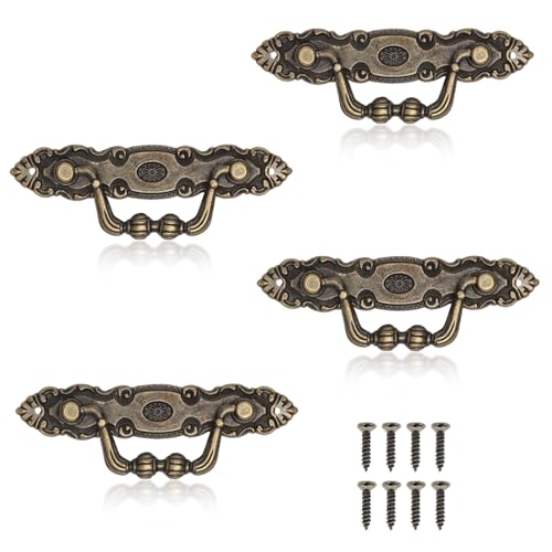 TMZELOA 4 Stück Vintage Möbelgriff Zink Legierung Antik Schrankgriffe Griffe Möbel Antiker Stil Möbelgriffe Schrank Griff Schubladengriff Zinklegierung Retro Dekorative Türgriff für Schubladengriffe TMZELOA 4 Stück Vintage Möbelgriff Zink Legierung Antik Schrankgriffe Griffe Möbel Antiker Stil Möbelgriffe Schrank Griff Schubladengriff Zinklegierung Retro Dekorative Türgriff für Schubladengriffe von TMZELOA