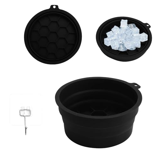 TMZELOA Face Ice Bath Bowl, mit Haken, Silicone Ice Facial Folding Washbasin, Foldable Bath Artifact, Portable Washing Basin, Face Water Chiller for Reduce Puffiness, Pore Shrinking TMZELOA Face Ice Bath Bowl, mit Haken, Silicone Ice Facial Folding Washbasin, Foldable Bath Artifact, Portable Washing Basin, Face Water Chiller for Reduce Puffiness, Pore Shrinking von TMZELOA