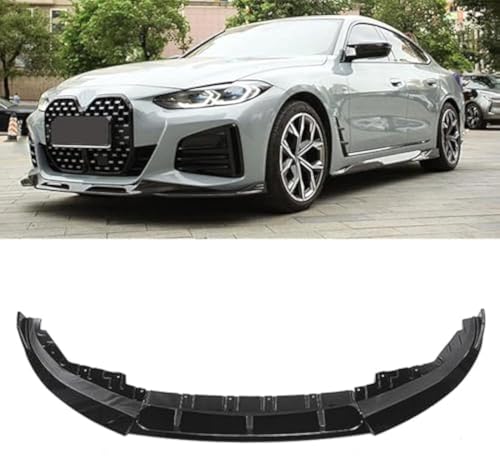 TMZWJ Auto Frontspoiler Stoßstange Lippe für BMW 4 Series G26 Coupe M Sport 2021-2022 AntiKollision Frontstoßstange Diffusor Seitensplitter FrontstoßStangenlippe Protector Body Kit von TMZWJ
